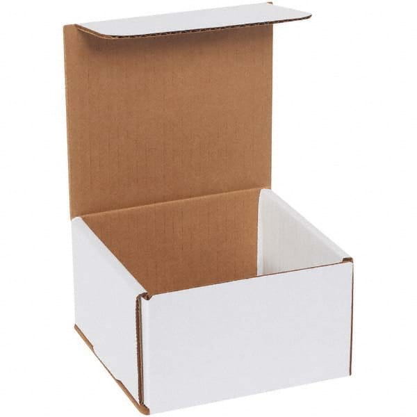 Made in USA - Pack of (50), 5" Wide x 5" Long x 3" High Corrugated Shipping Boxes - Makers Industrial Supply