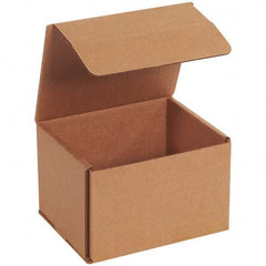 Made in USA - Pack of (50), 5" Wide x 6" Long x 4" High Corrugated Shipping Boxes - Makers Industrial Supply