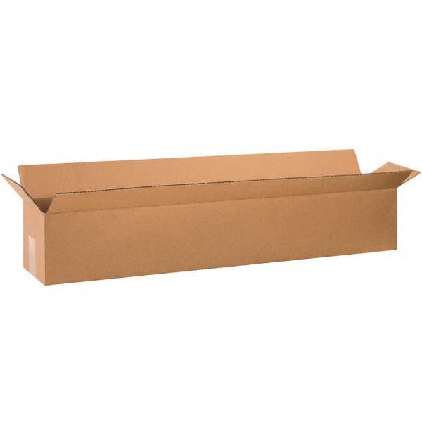 Made in USA - Pack of (5), 10" Wide x 60" Long x 10" High Corrugated Shipping Boxes - Makers Industrial Supply