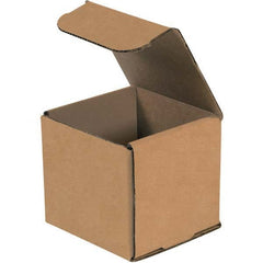 Made in USA - Pack of (50), 6" Wide x 6" Long x 6" High Corrugated Shipping Boxes - Makers Industrial Supply