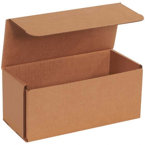 Made in USA - Pack of (50), 4" Wide x 9" Long x 4" High Corrugated Shipping Boxes - Makers Industrial Supply