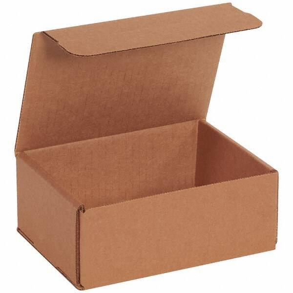 Made in USA - Pack of (50), 4-7/8" Wide x 6-1/2" Long x 2-5/8" High Corrugated Shipping Boxes - Makers Industrial Supply