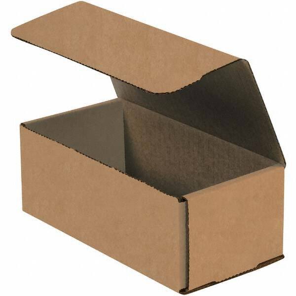 Made in USA - Pack of (50), 5" Wide x 7" Long x 3" High Corrugated Shipping Boxes - Makers Industrial Supply