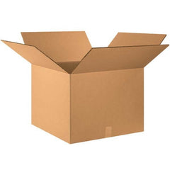 Made in USA - Pack of (10), 22" Wide x 22" Long x 16" High Corrugated Shipping Boxes - Makers Industrial Supply