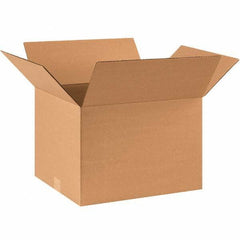 Made in USA - Pack of (25), 14-3/4" Wide x 17-1/2" Long x 12-1/2" High Corrugated Shipping Boxes - Makers Industrial Supply