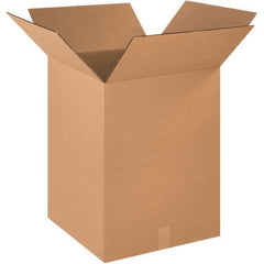 Made in USA - Pack of (15), 16" Wide x 16" Long x 18" High Heavy Duty Corrugated Boxes - Makers Industrial Supply