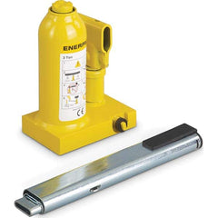 Enerpac - Manual Bottle, Screw, Ratchet & Hydraulic Jacks Type: Hydraulic Bottle Jack Load Capacity (Ton): 3 (Inch) - Makers Industrial Supply