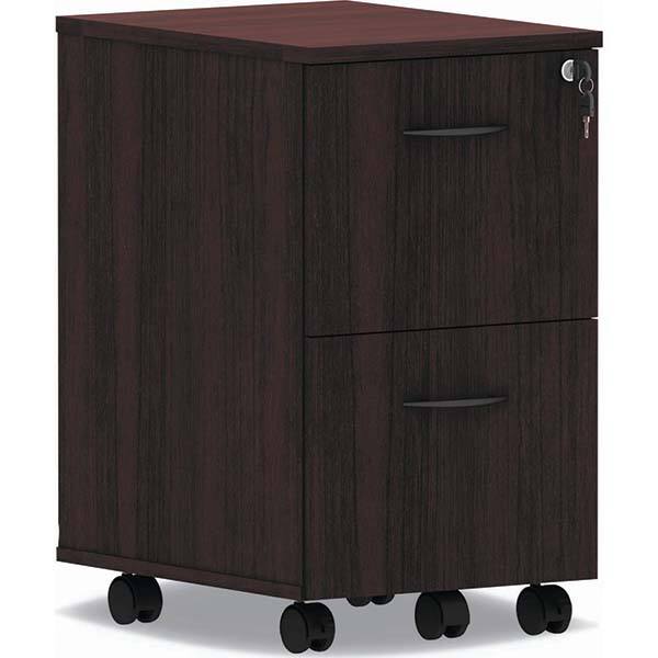 ALERA - File Cabinets & Accessories Type: Vertical Pedestal w/Wheels Number of Drawers: 2 - Makers Industrial Supply