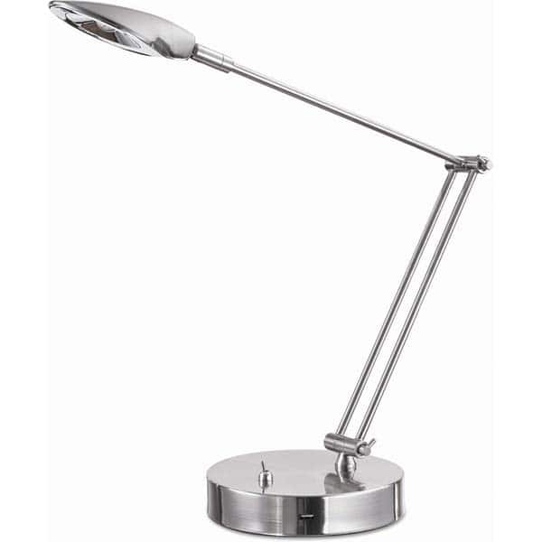 ALERA - Task Lights Fixture Type: Desk Color: Brushed Nickel - Makers Industrial Supply