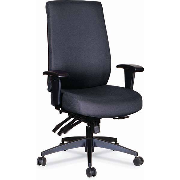 ALERA - Swivel & Adjustable Office Chairs Type: High Back Chair Color: Black - Makers Industrial Supply