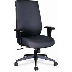 ALERA - Swivel & Adjustable Office Chairs Type: High Back Chair Color: Black - Makers Industrial Supply