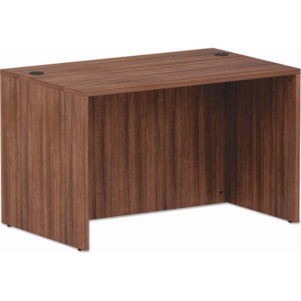 ALERA - Office Desks Type: Straight Front Desk Shell Color: Modern Walnut - Makers Industrial Supply