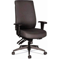 ALERA - Swivel & Adjustable Office Chairs Type: Multifunction Chair Color: Black - Makers Industrial Supply