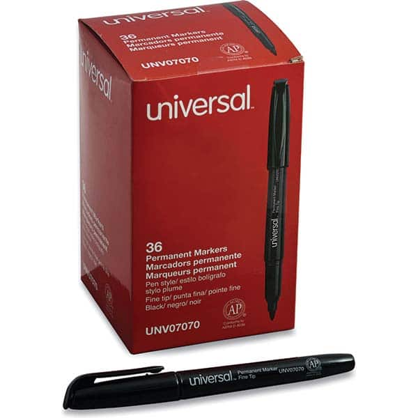 UNIVERSAL - Markers & Paintsticks Type: Permanent Color: Black - Makers Industrial Supply