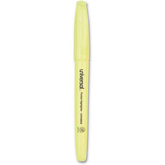 UNIVERSAL - Markers & Paintsticks Type: Highlighters Color: Fluorescent Yellow - Makers Industrial Supply