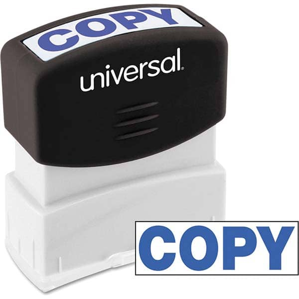 UNIVERSAL - Pre-inked Stock Stamps Type: Message Message: COPY - Makers Industrial Supply