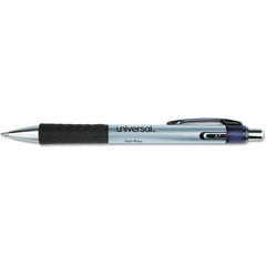 UNIVERSAL - Pens & Pencils Type: Comfort Grip Retractable Pen Color: Black - Makers Industrial Supply