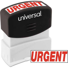 UNIVERSAL - Pre-inked Stock Stamps Type: Message Message: URGENT - Makers Industrial Supply