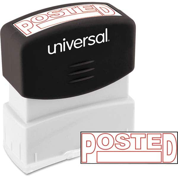 UNIVERSAL - Pre-inked Stock Stamps Type: Message Message: POSTED - Makers Industrial Supply