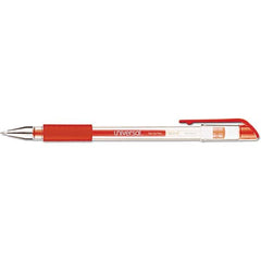 UNIVERSAL - Pens & Pencils Type: Comfort Grip Stick Pen Color: Red - Makers Industrial Supply