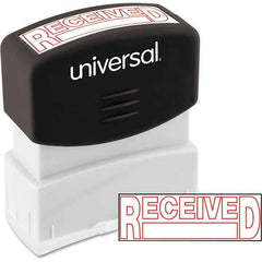 UNIVERSAL - Pre-inked Stock Stamps Type: Message Message: RECEIVED - Makers Industrial Supply