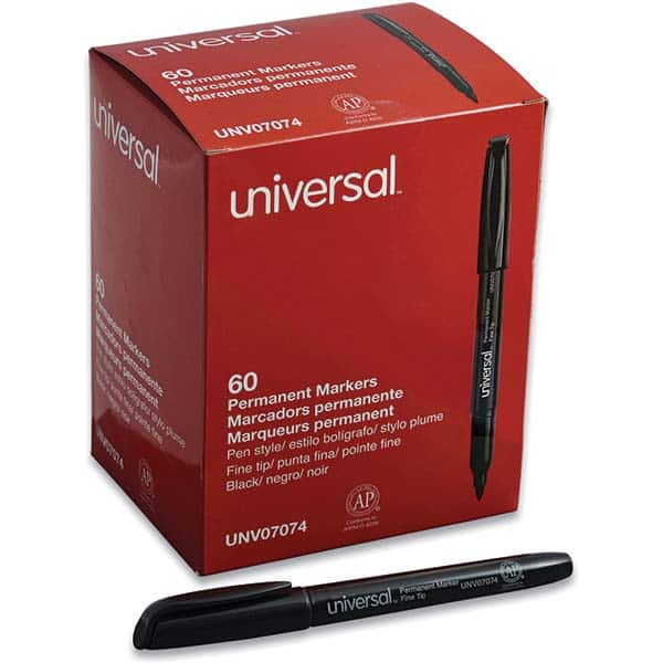 UNIVERSAL - Markers & Paintsticks Type: Permanent Color: Black - Makers Industrial Supply