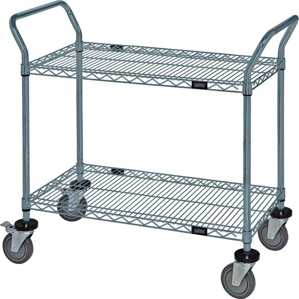 Utility Cart: Steel, Gray