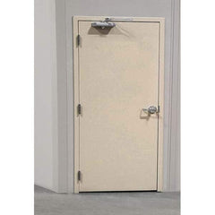 Panel Built - Temporary Structure Doors Type: Swing Door Width (Feet): 3.00 - Makers Industrial Supply