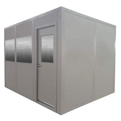 Panel Built - Temporary Structures; Type: In Plant Office ; Width (Feet): 12.00 ; Length (Feet): 16.000 ; Height (Feet): 8 ; Number of Walls: 2 ; Floor Dimensions: 12x16 - Exact Industrial Supply