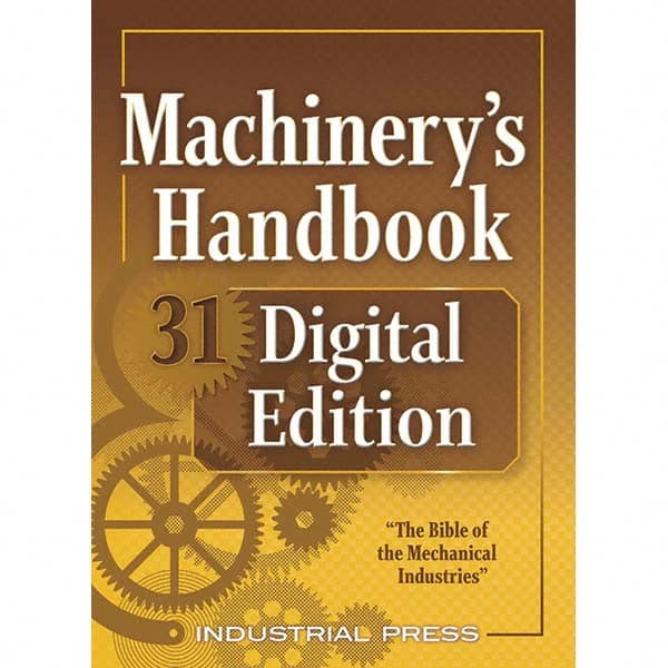 Industrial Press - Reference Manuals & Books Applications: Metalworking Subcategory: Machinery's Handbook - Makers Industrial Supply