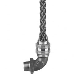 Hubbell Wiring Device-Kellems - 0.37 to 0.5" Liquidtight Elbow Strain Relief Cord Grip - Makers Industrial Supply