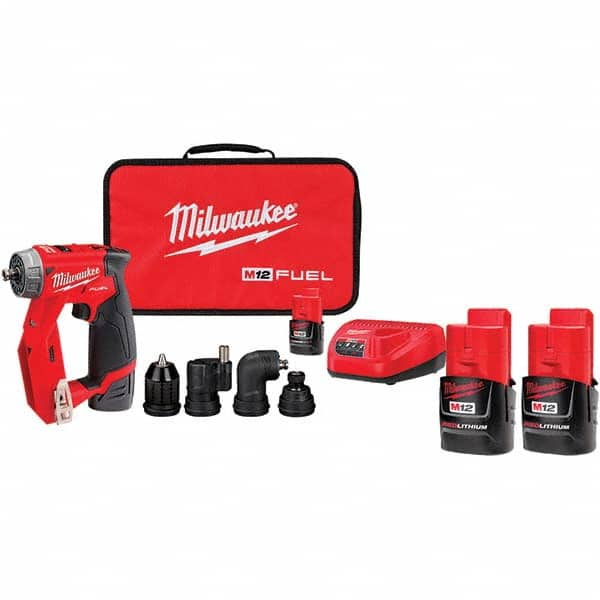 Milwaukee Tool - Cordless Screwdrivers Voltage: 12.0 Handle Type: Pistol Grip - Makers Industrial Supply