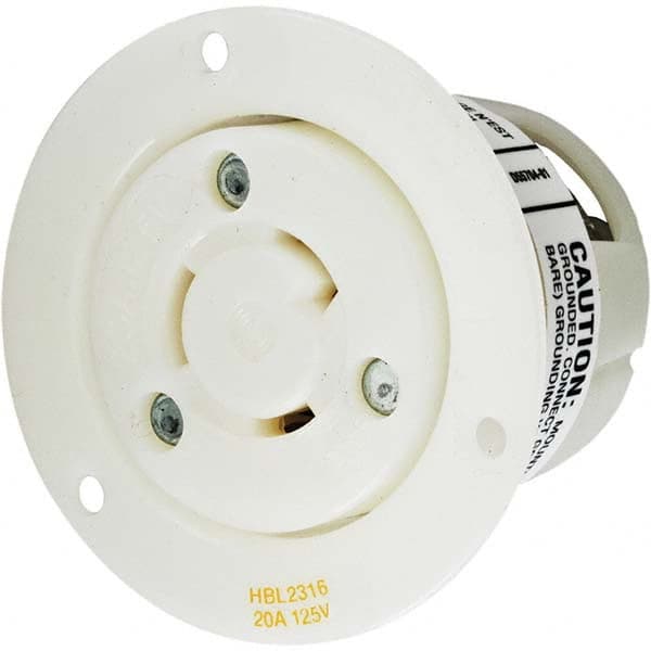 Hubbell Wiring Device-Kellems - Twist Lock Receptacles Receptacle/Part Type: Receptacle Gender: Female - Makers Industrial Supply