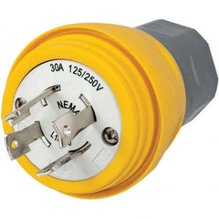 Hubbell Wiring Device-Kellems - 125V 30A NEMA L14-30P Industrial Twist Lock Plug - Makers Industrial Supply