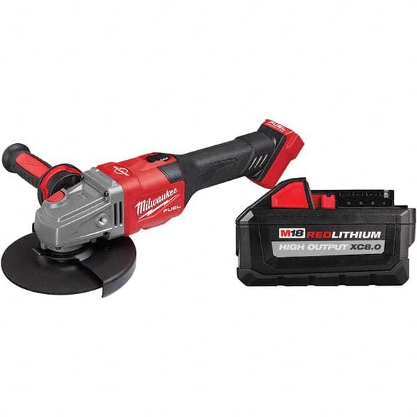 Milwaukee Tool - Angle & Disc Grinders Type of Power: Cordless Wheel Diameter (Inch): 4-1/2 - 6 - Makers Industrial Supply