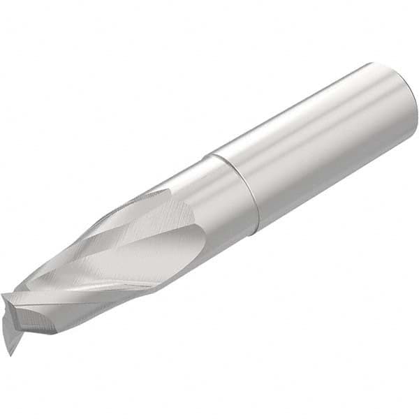 Niagara Cutter - 3/4", 1" LOC, 3/4" Shank Diam, 4" OAL, 2 Flute Solid Carbide Square End Mill - Makers Industrial Supply