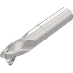 Niagara Cutter - 1/2", 3/4" LOC, 1/2" Shank Diam, 3" OAL, 3 Flute Solid Carbide Square End Mill - Makers Industrial Supply