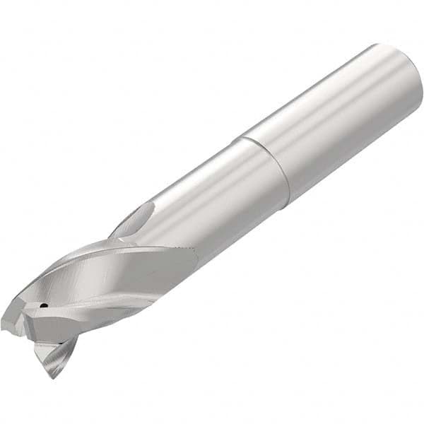 Niagara Cutter - 3/4", 1" LOC, 3/4" Shank Diam, 4-1/2" OAL, 3 Flute Solid Carbide Square End Mill - Makers Industrial Supply