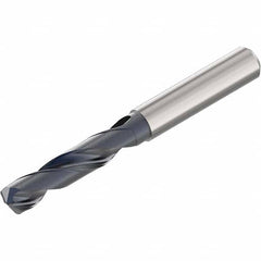 Seco - 12.2mm 140° Spiral Flute Solid Carbide Screw Machine Drill Bit - Makers Industrial Supply