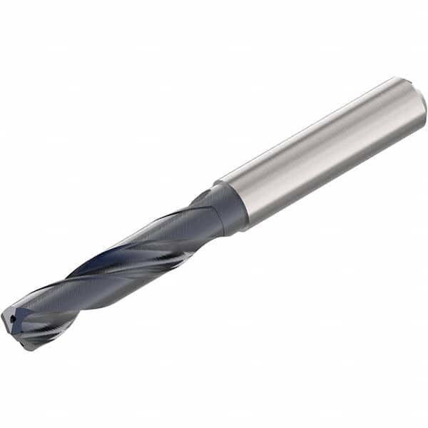 Seco - 10mm 140° Spiral Flute Solid Carbide Screw Machine Drill Bit - Makers Industrial Supply