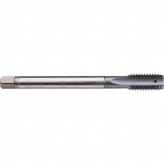 Emuge - M12x1.50 Metric Fine 6H 0 Flute TiCN Finish Cobalt Spiral Point Tap - Makers Industrial Supply