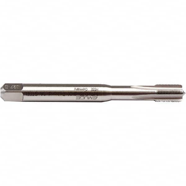 Emuge - M10x0.75 Metric Fine 6H 0 Flute Bright Finish Cobalt Machine Tap - Makers Industrial Supply