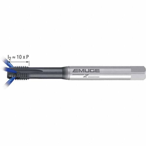 Emuge - M8x1.25 Metric 6H 0 Flute GLT-1 Finish Powdered Metal Spiral Point Tap - Makers Industrial Supply