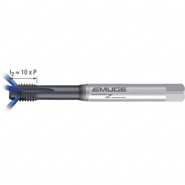 Emuge - M5x0.80 Metric 6G 0 Flute GLT-1 Finish Powdered Metal Spiral Point Tap - Makers Industrial Supply