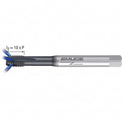 Emuge - M5x0.80 Metric 6H 0 Flute GLT-1 Finish Powdered Metal Spiral Point Tap - Makers Industrial Supply