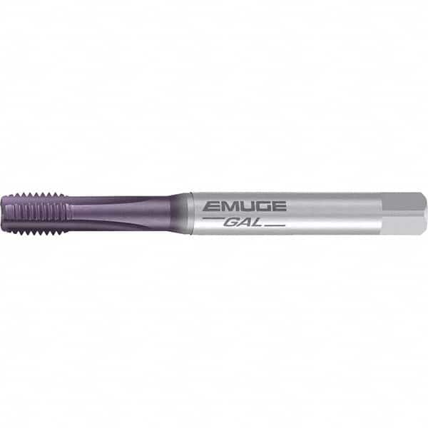 Emuge - M20x2.50 Metric 4 Flute TiCN Finish Powdered Metal Spiral Point Tap - Makers Industrial Supply