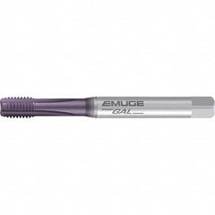 Emuge - M20x2.50 Metric 4 Flute TiCN Finish Powdered Metal Spiral Point Tap - Makers Industrial Supply