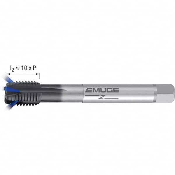 Emuge - M14x1.50 Metric Fine 6H 0 Flute GLT-1 Finish Powdered Metal Spiral Point Tap - Makers Industrial Supply