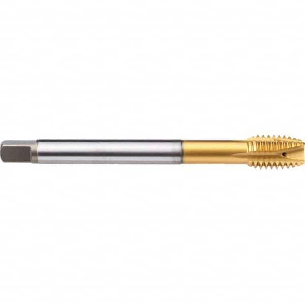 Spiral Point Tap: M16 x 2, Metric, Plug, 6G, Cobalt, TiN Finish Right Hand, D10, Series C1088F21