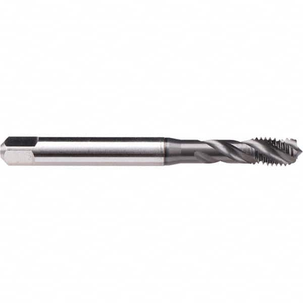 Spiral Flute Tap: 3/8-16, UNC, 3 Flute, Modified Bottoming, 3B Class of Fit, Cobalt, GLT-1 Finish 3.937″ OAL, Right Hand Flute, Right Hand Thread, H4, Series BU50C310